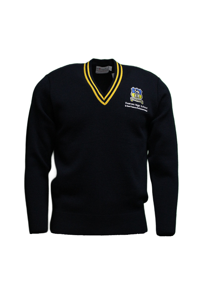 Thames High School Jersey Navy/Gold